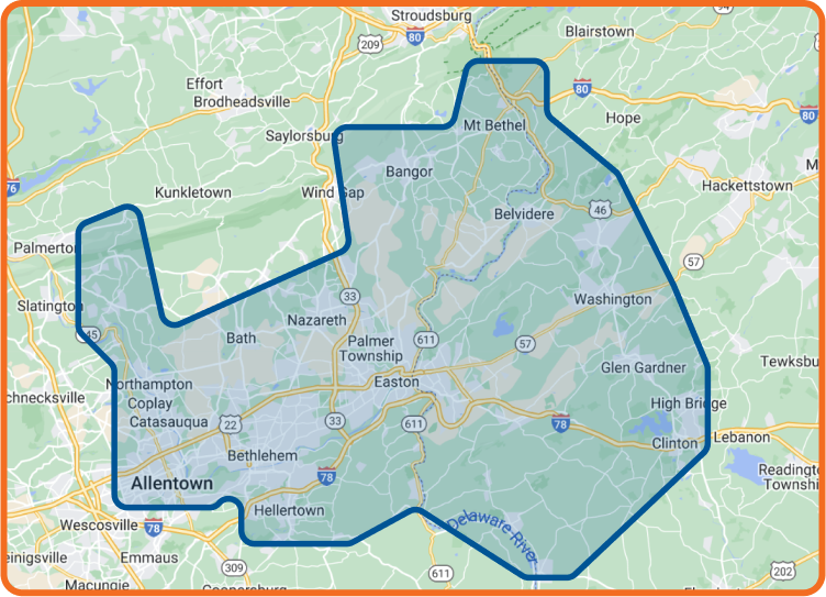 service area map